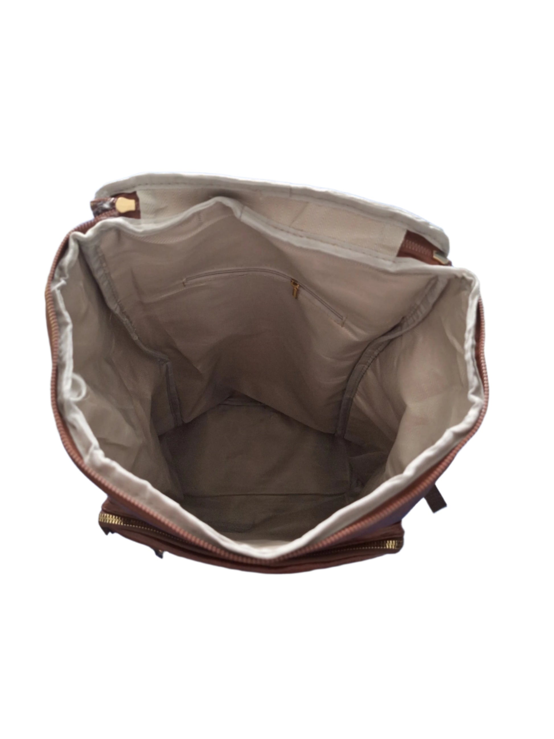 Mill The Sky: Big-TALLER Large Distressed Faux Leather Hiking & Travel Backpack. WASHED RUSTED TAN. Extra Large Tall 50cm Capacity Format Mill The Sky