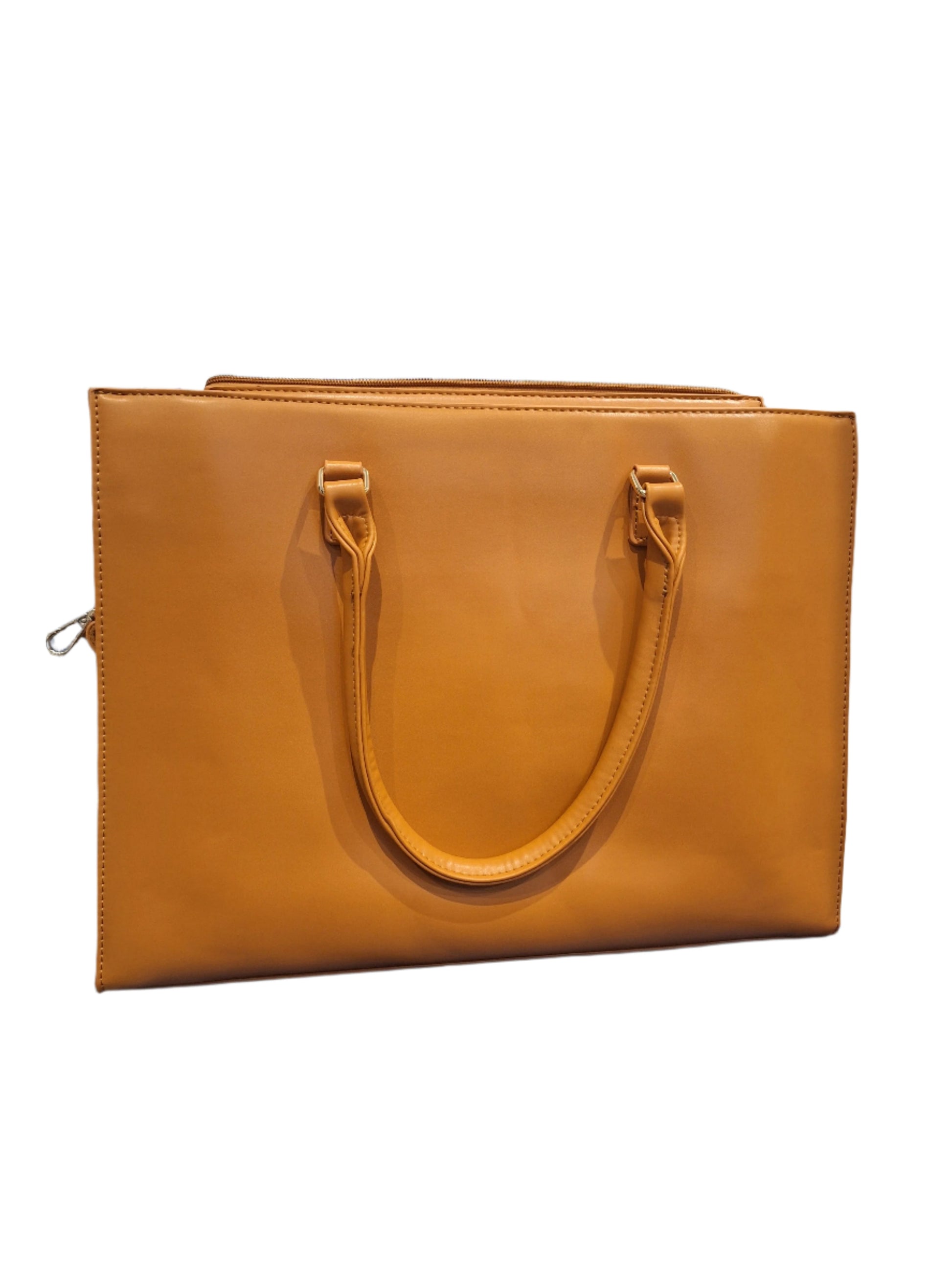 Mill The Sky: Chic-EXEC Large Embossed Women's Executive Office Study Laptop Bag. FLAT TAN My Store