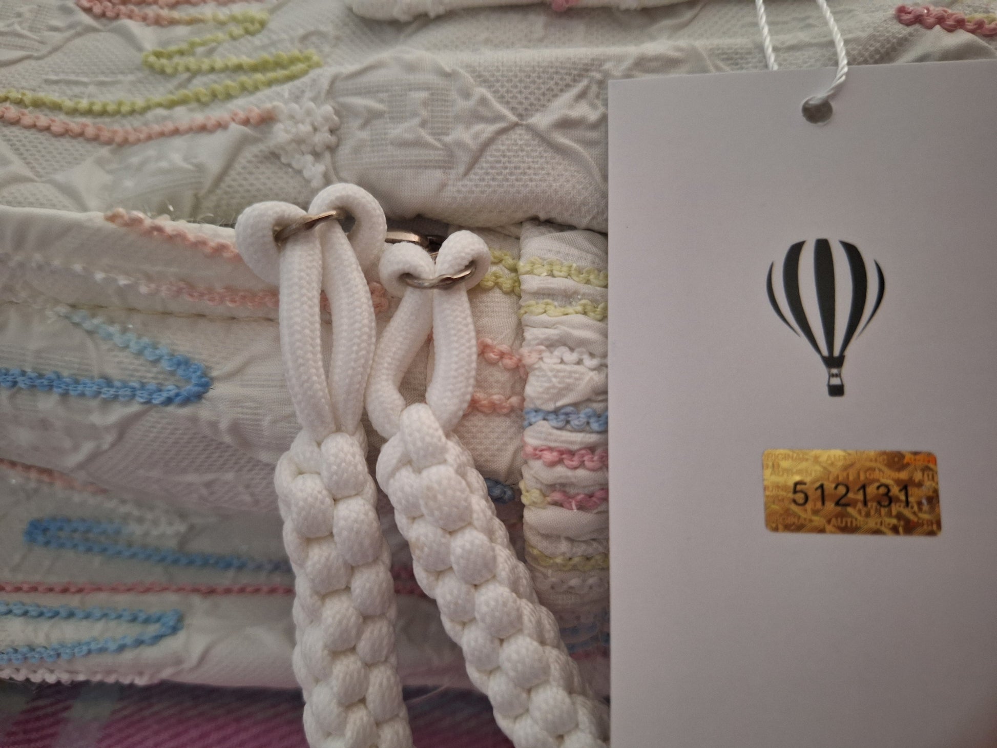 Mill The Sky: Angel-MARSHMALLOW Candy White & Rainbow Full Size Sparkle Backpack My Store