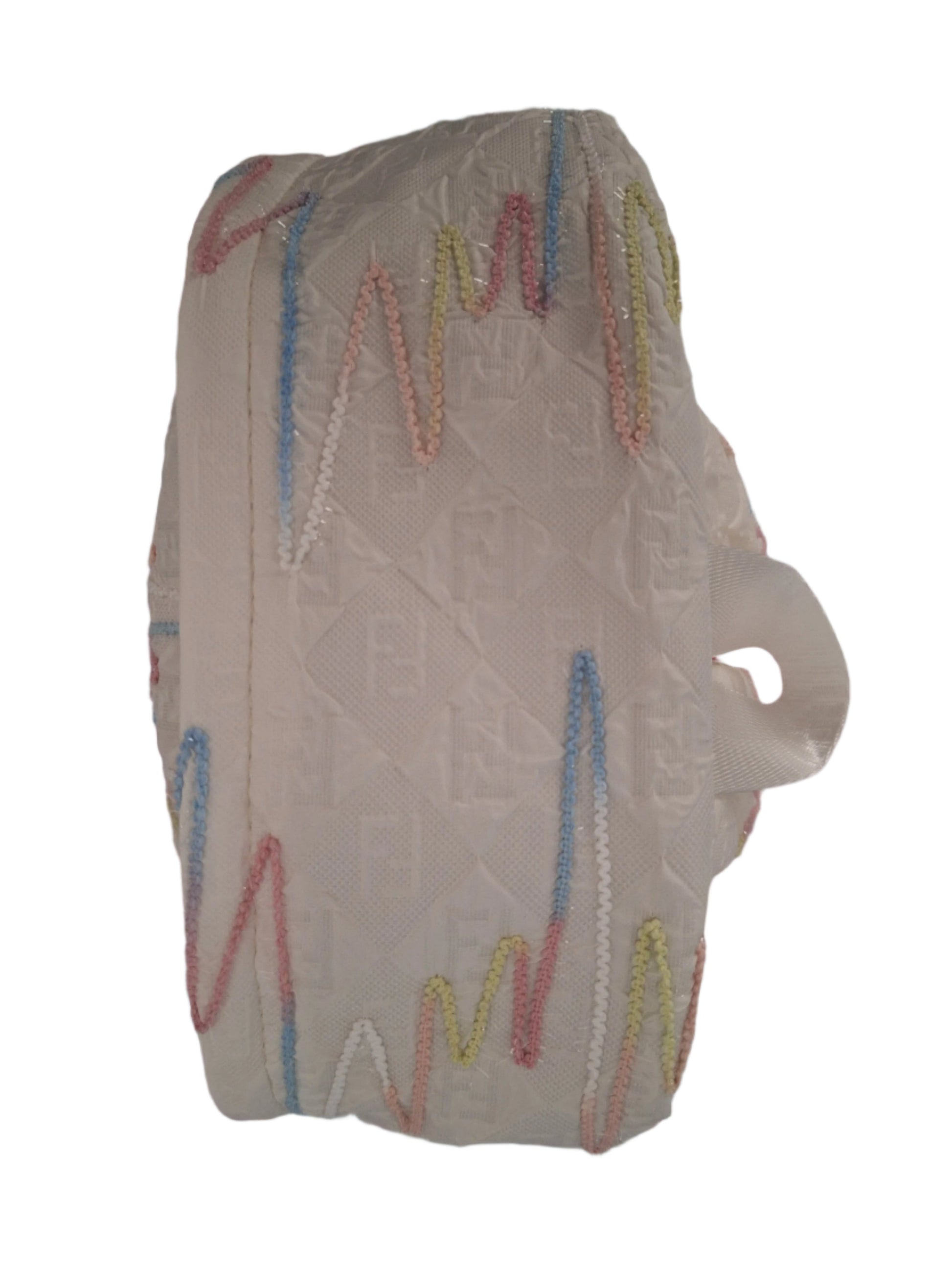 Mill The Sky: Angel-MARSHMALLOW Candy White & Rainbow Full Size Sparkle Backpack My Store