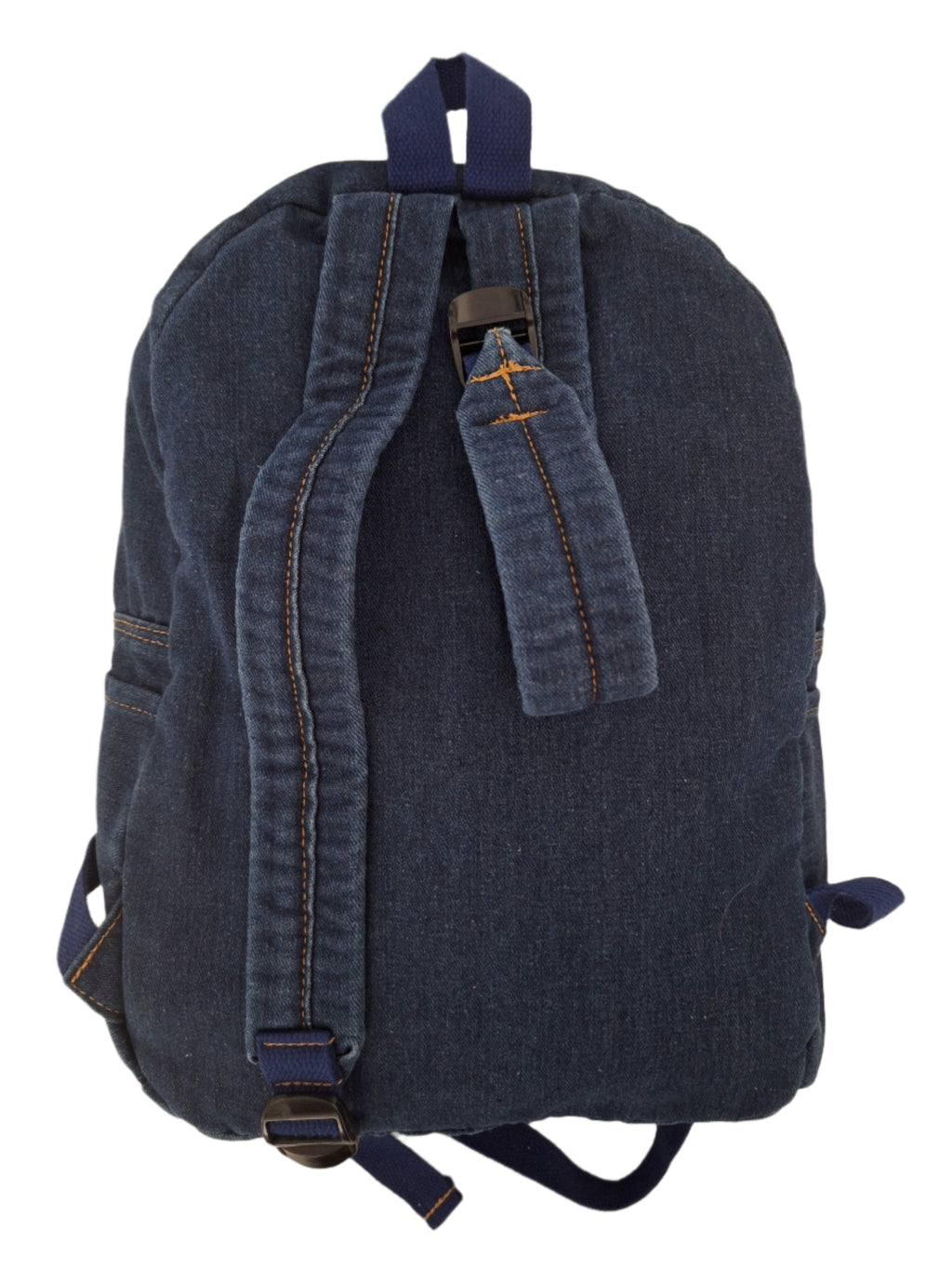 Mill The Sky: Down-TOWN Stonewashed LIGHT BLUE Denim lightweight roll-up backpack My Store