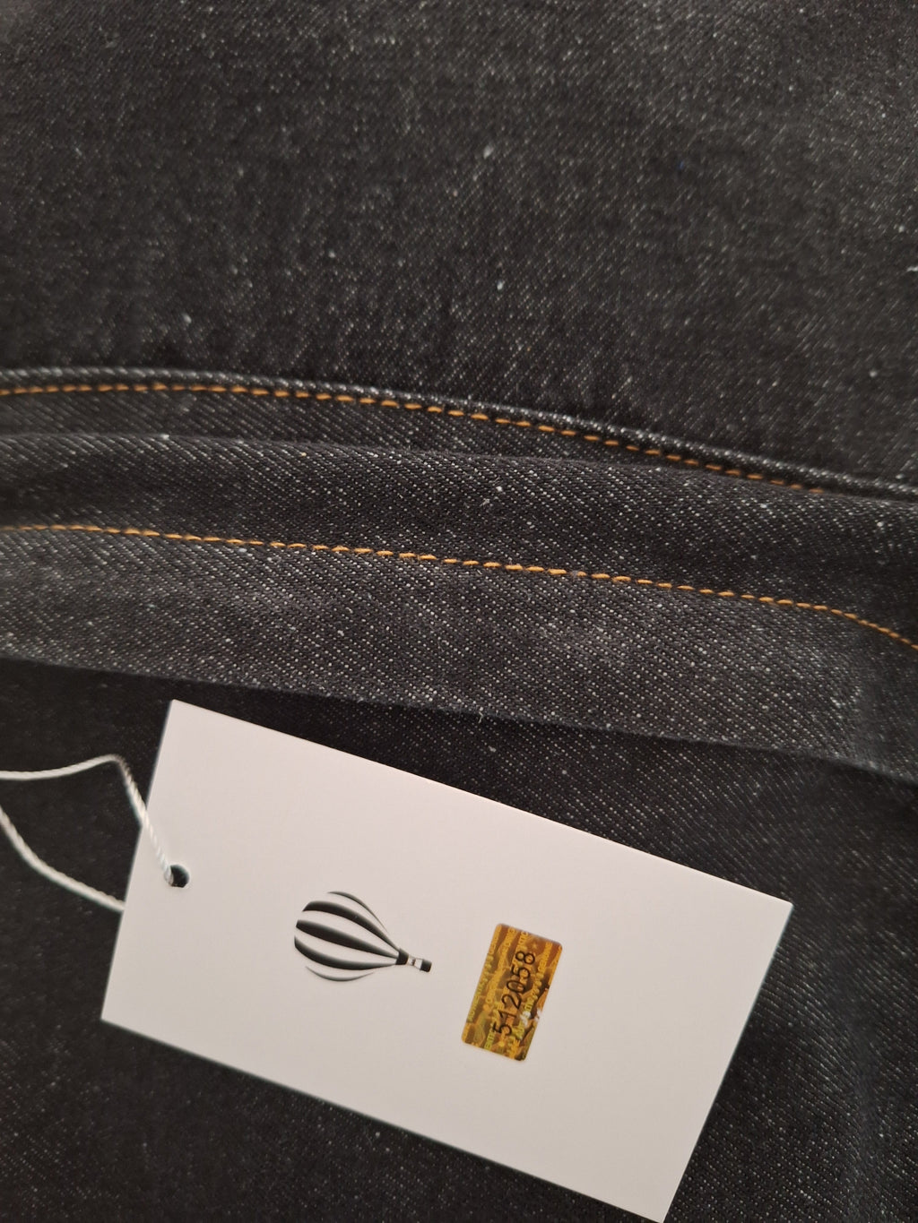 Mill The Sky: Down-TOWN Stonewashed DARK GREY Denim lightweight roll-up backpack. My Store