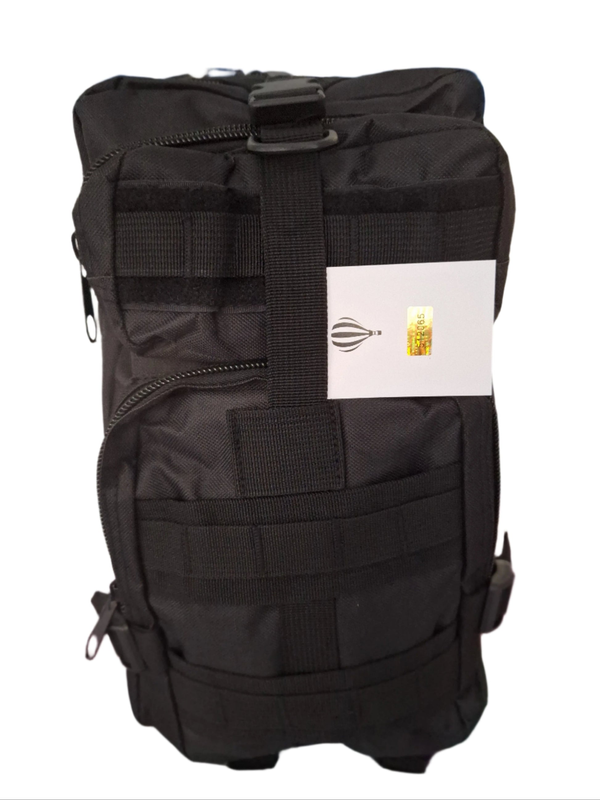 Mill The Sky: Go-TREKmini Heavy Duty Mult-Storage Adjustable Fit Hiking Backpack. JET BLACK Mill The Sky