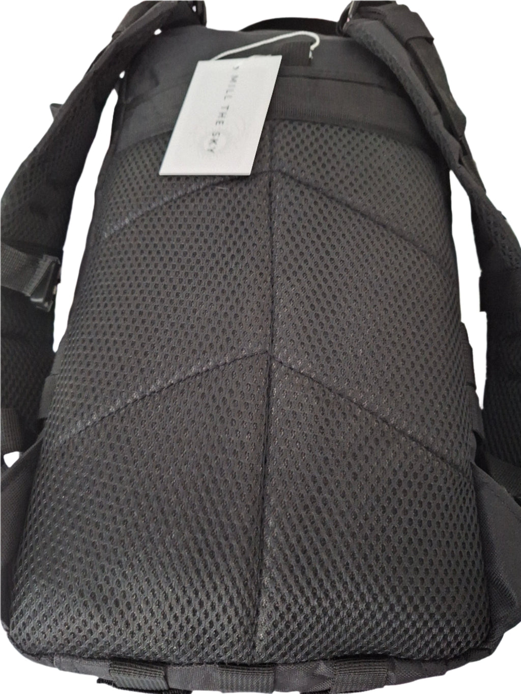 Mill The Sky: Go-TREKmini Heavy Duty Mult-Storage Adjustable Fit Hiking Backpack. JET BLACK Mill The Sky