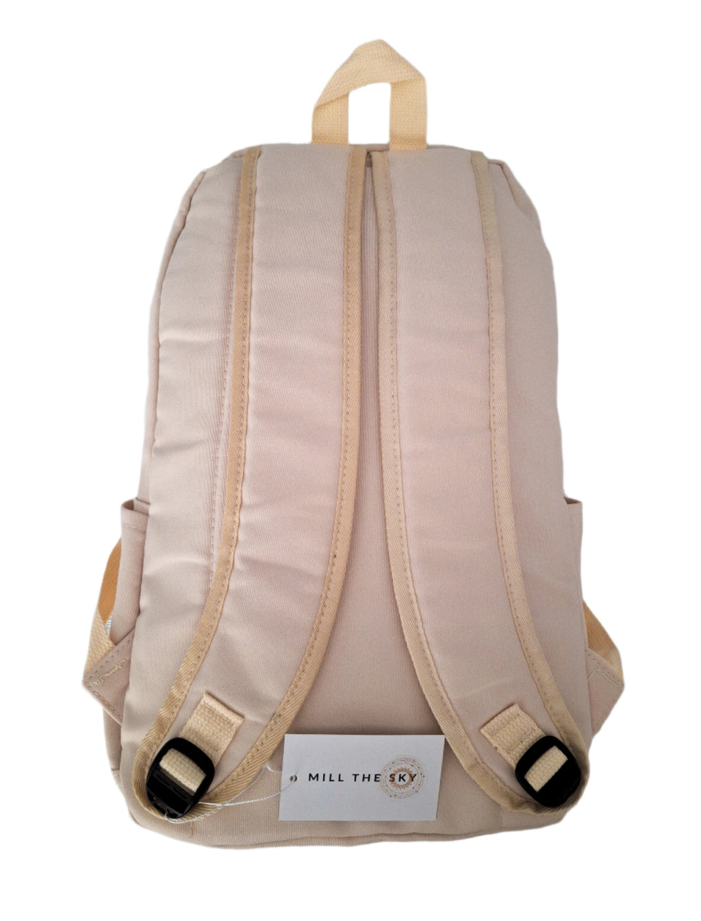 Mill The Sky: Alchemy-DRAGON Unisex Stylish Padded Limited Run Themed Canvas Rucksack CREAM Mill The Sky