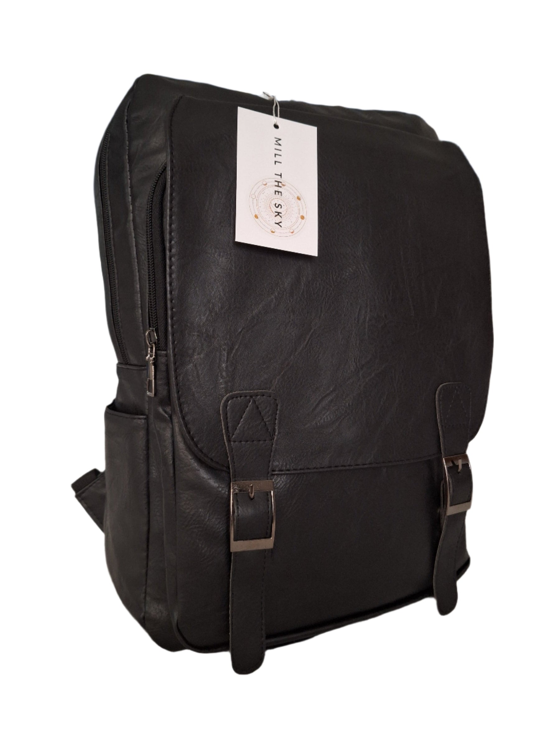 Mill The Sky: Rock-Box Backpack Black