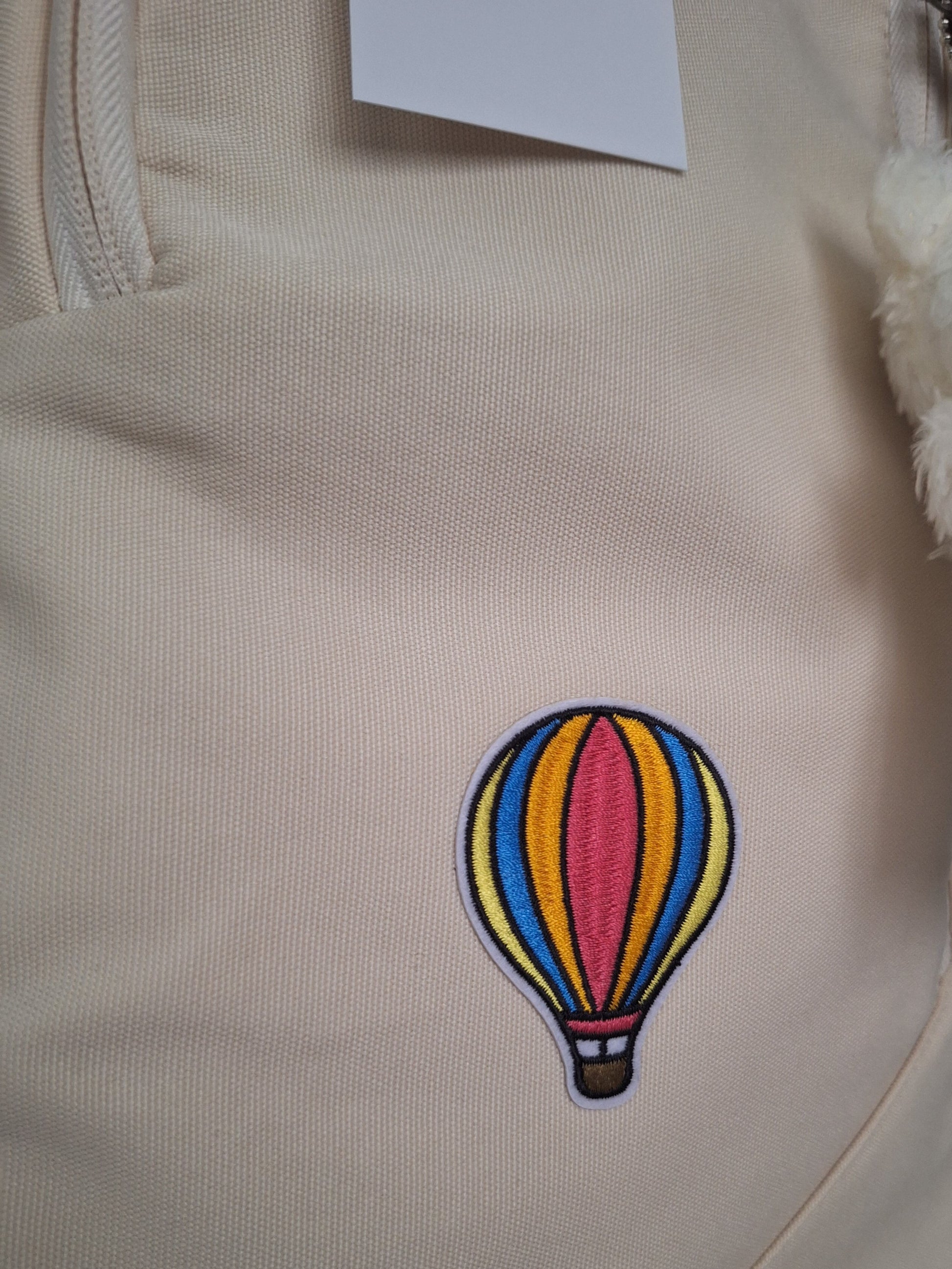 Mill The Sky: Aero-BEAR Unisex Stylish Padded Limited Run Themed Canvas Rucksack CREAM Mill The Sky