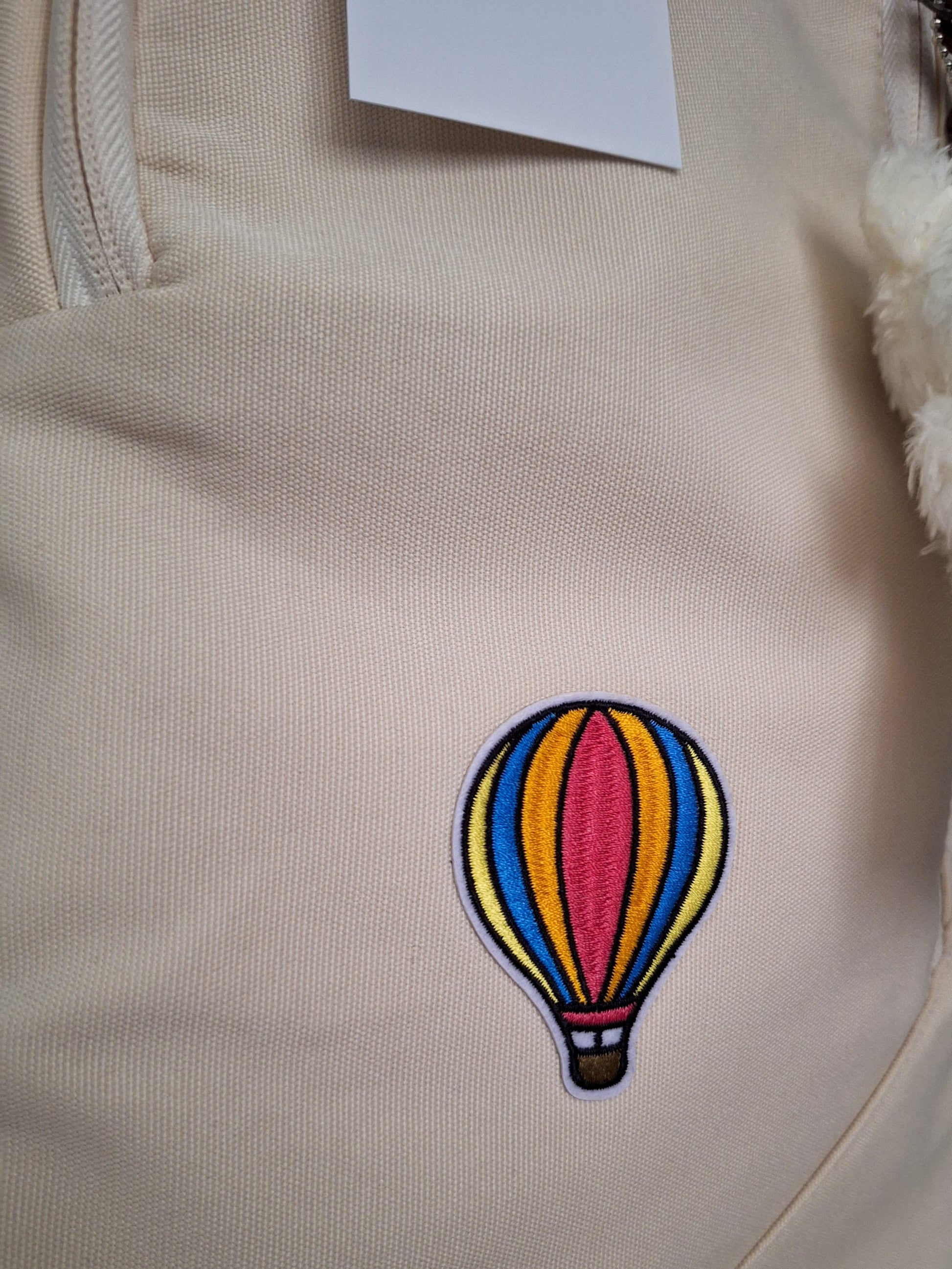 Mill The Sky: Aero-BEAR Unisex Stylish Padded Limited Run Themed Canvas Rucksack CREAM Mill The Sky