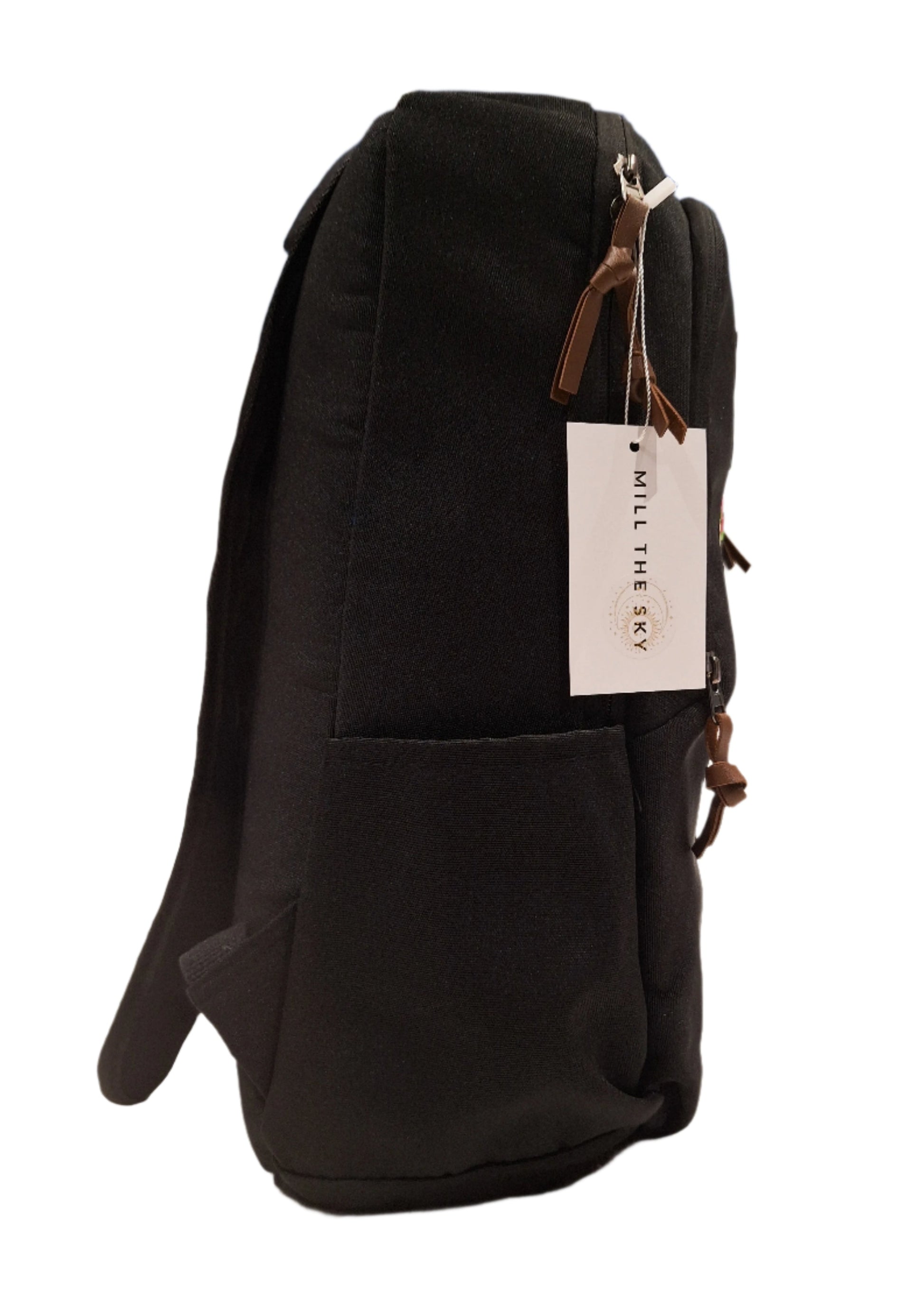 Mill The Sky: Balloon-Dog-MAFIA Padded Artistic Vibrant Canvas Rucksack Backpack For School Work Travel Mill The Sky