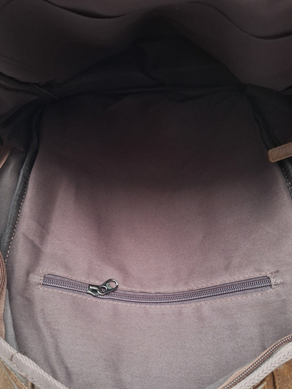 Mill The Sky: Super-MOOCH Large Rustic Tough Faux Leather World Travel Backpack. WASHED MOCCA BROWN. Distressed. Handmade (Copy) Mill The Sky