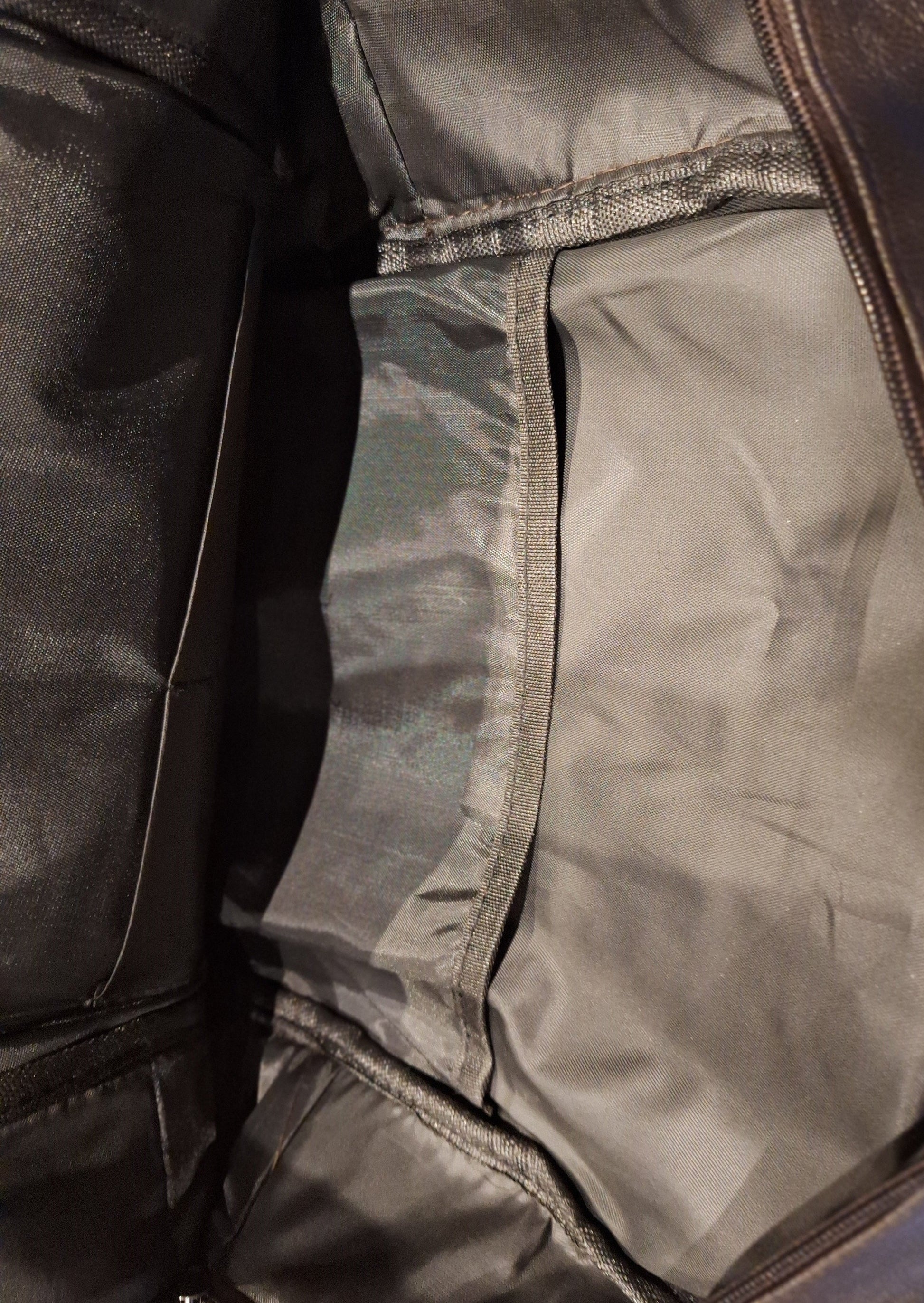 Mill The Sky: Tour-CUBE Top Holder Handcrafted Distressed Faux Leather Backpack. DARK BROWN. Rectangular Fill My Store