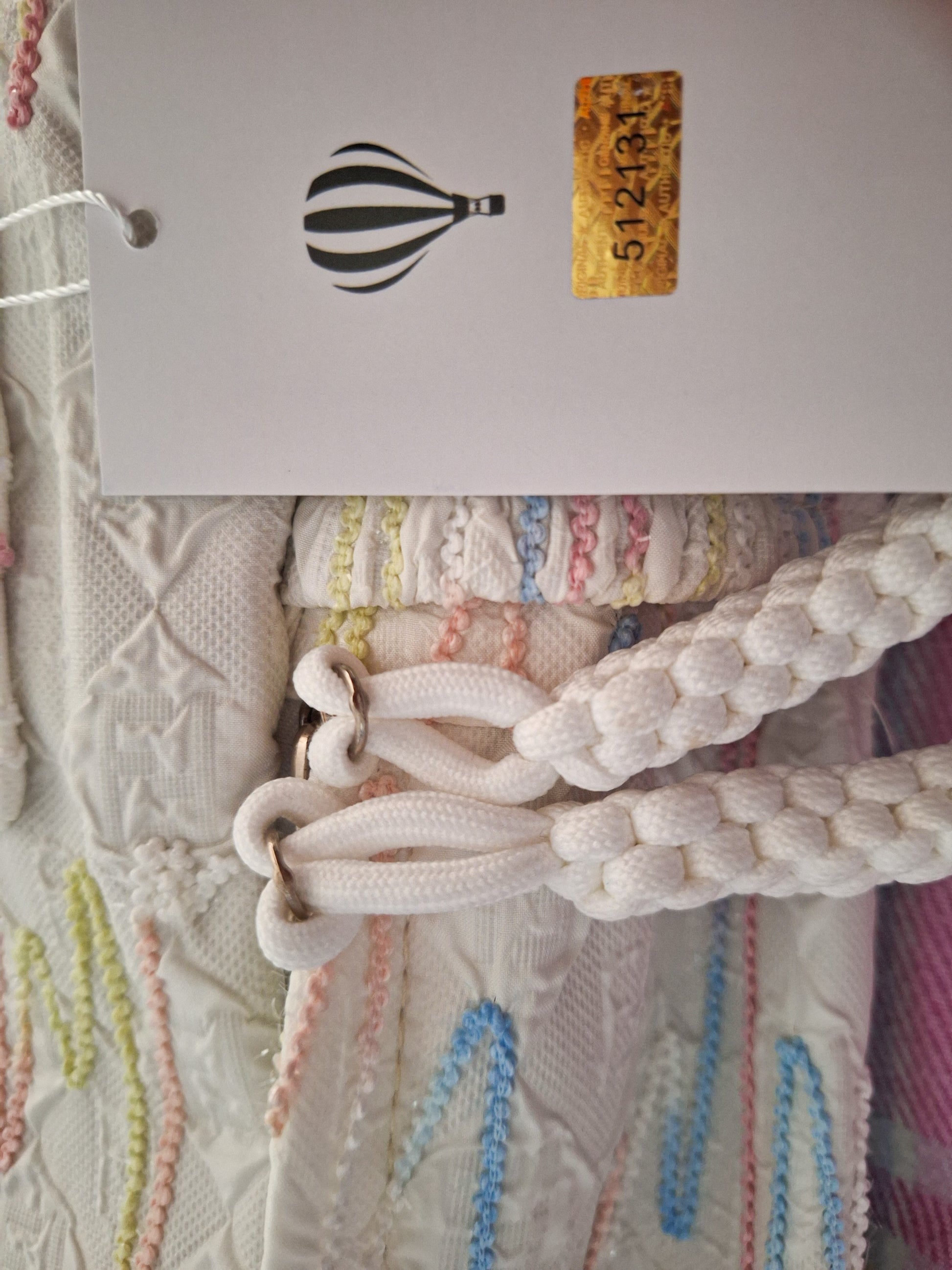 Mill The Sky: Angel-MARSHMALLOW Candy White & Rainbow Full Size Sparkle Backpack My Store