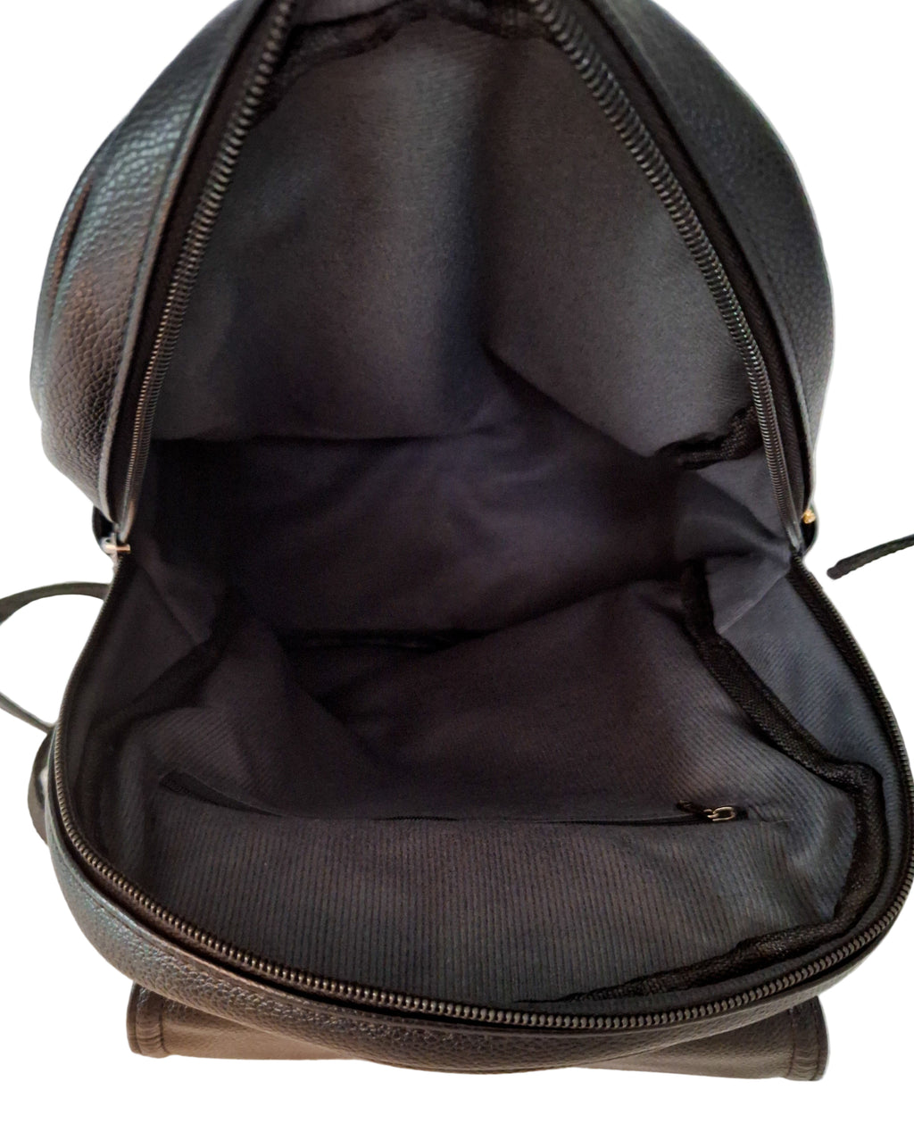 Mill The Sky: The-ONE Womens Faux Imitation Leather Mini Backpack Day Shoulder Bag. BLACK My Store
